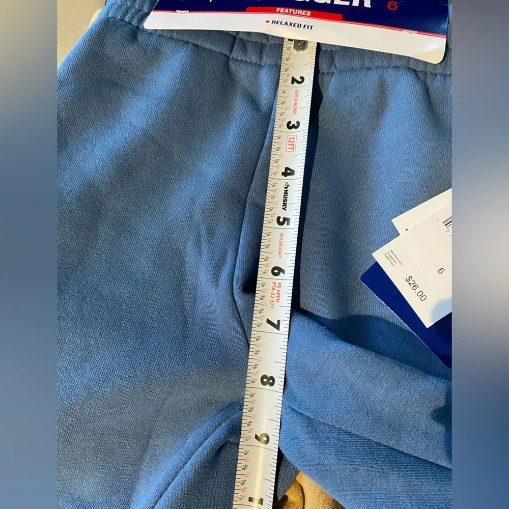 Champion Kids Blue Joggers with Logo Size 6